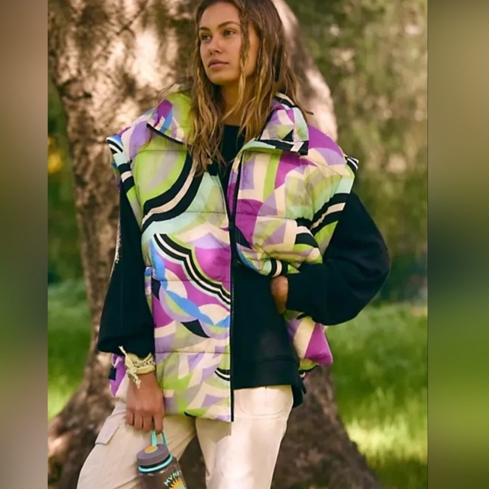 Free People Movement In A Bubble Printed
Puffer Vest